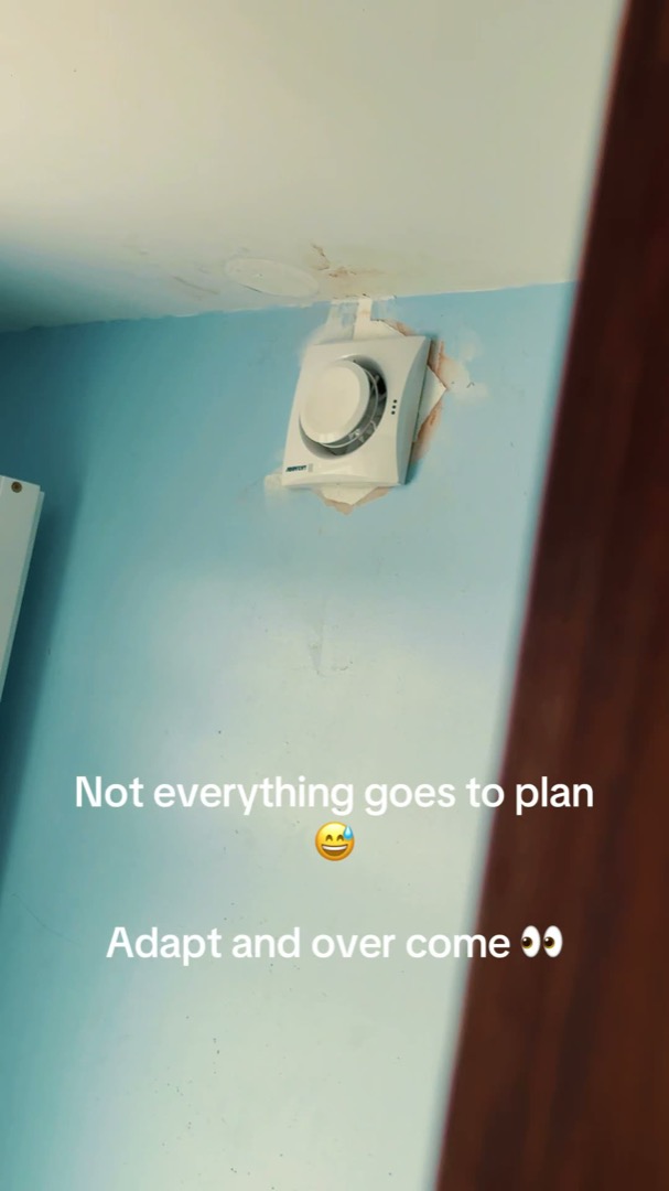 Ceiling downlight installation in a Coventry home